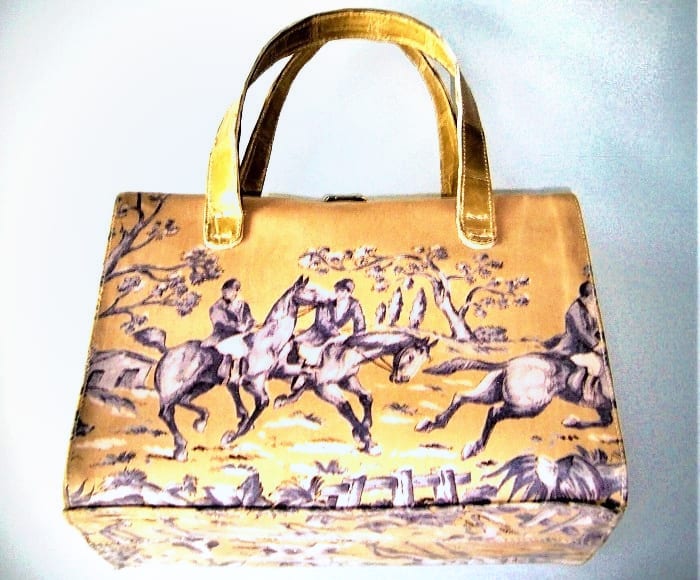 Borsa con manici in seta ed alligatore, Borse