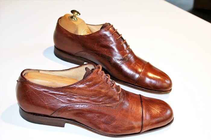 Oxford in pelle di vitellino, Uomo