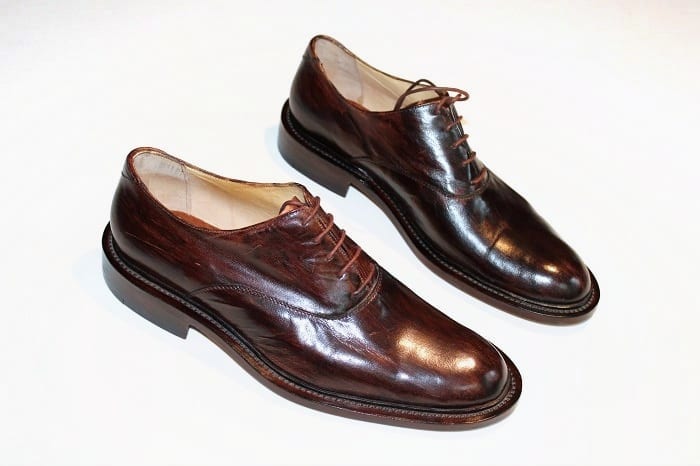 Oxford in pelle di capretto, Uomo