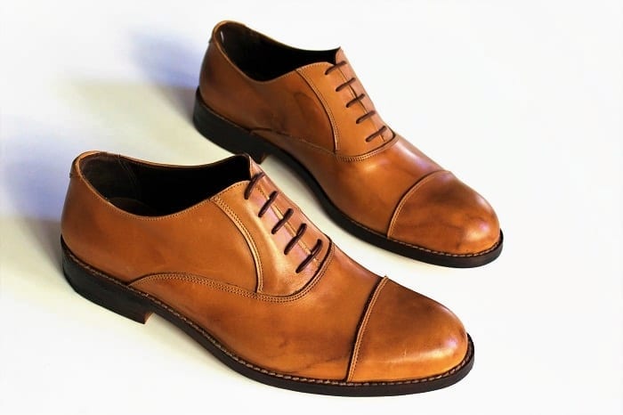 Oxford in pelle di vitello, Uomo